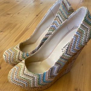 Chevron Woven Wedges